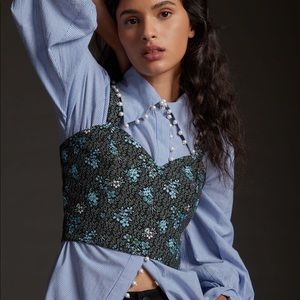 Jacquard Corset Tank